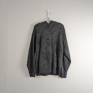 Emerica Men's Skull Print Cowl Neck Sweater - approximate size L
